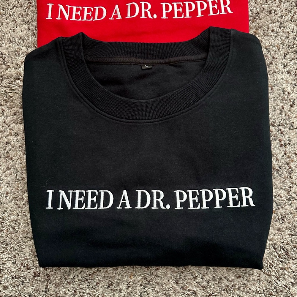 Dr. Pepper Embroidered Sweatshirt